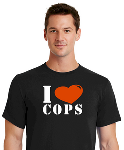 I Love Cops Tee I Love Cops Tee