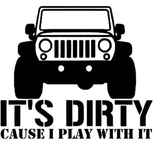 Jeep I Play With Sticker