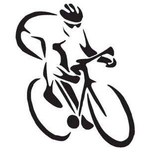 Bicyclist Sticker