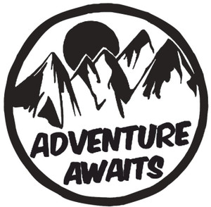 Adventure Awaits Sticker