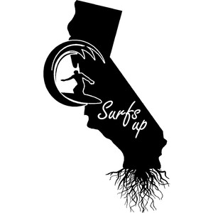 Cali Surfs Up Rooted Tee Cali Surfs Up Rooted Tee