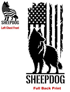 Sheepdog USA Flag Tee