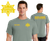 Stoenwash Green Tactical Tee short sleeve - custom text