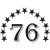 13 Stars 76 Tee
