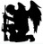 Kneeling Soldier Angel Sticker
