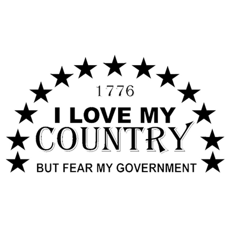 Love Country Fear Govt Tee
