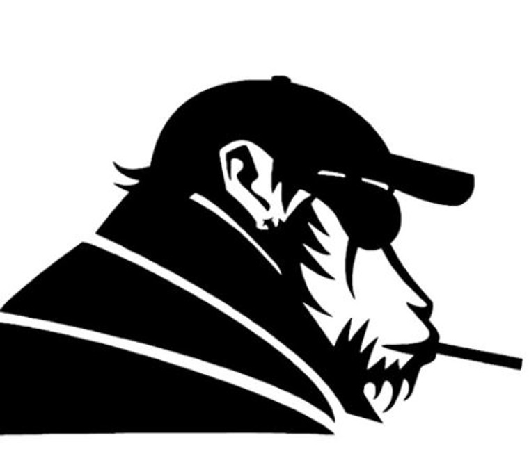 Be cool chimp sticker