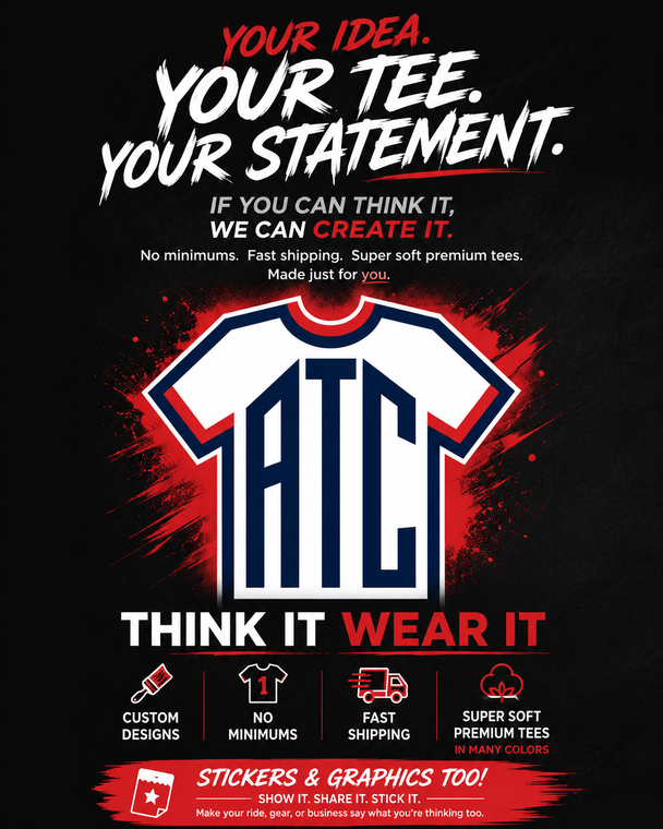 Custom tee with your design.