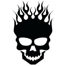 Flaming Skull