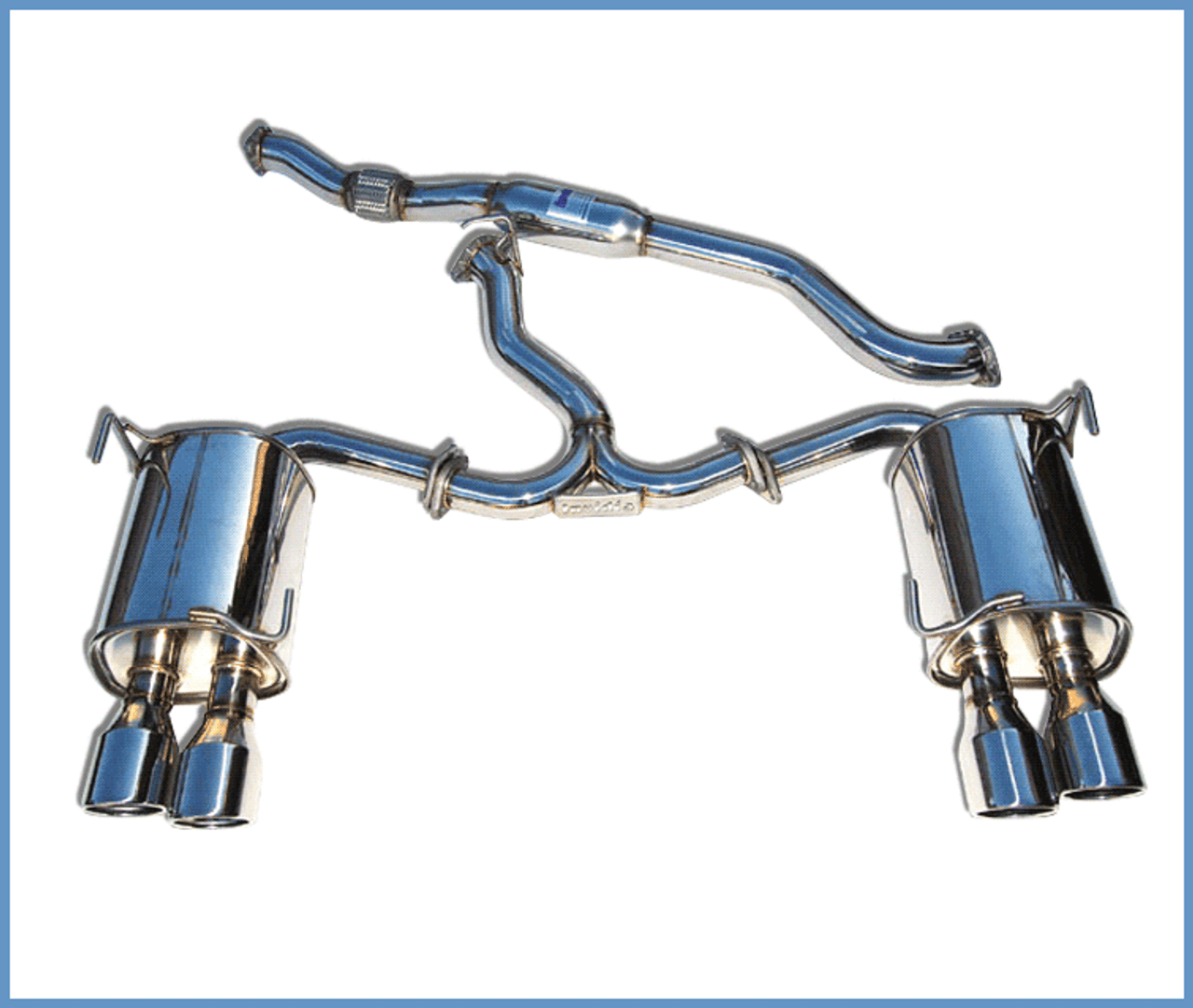 Invidia 15+ Subaru WRX/STI 4Dr Q300 Twin Outlet Rolled Stainless Steel Quad  Tip Cat-Back Exhaust - Fastech Motorsports