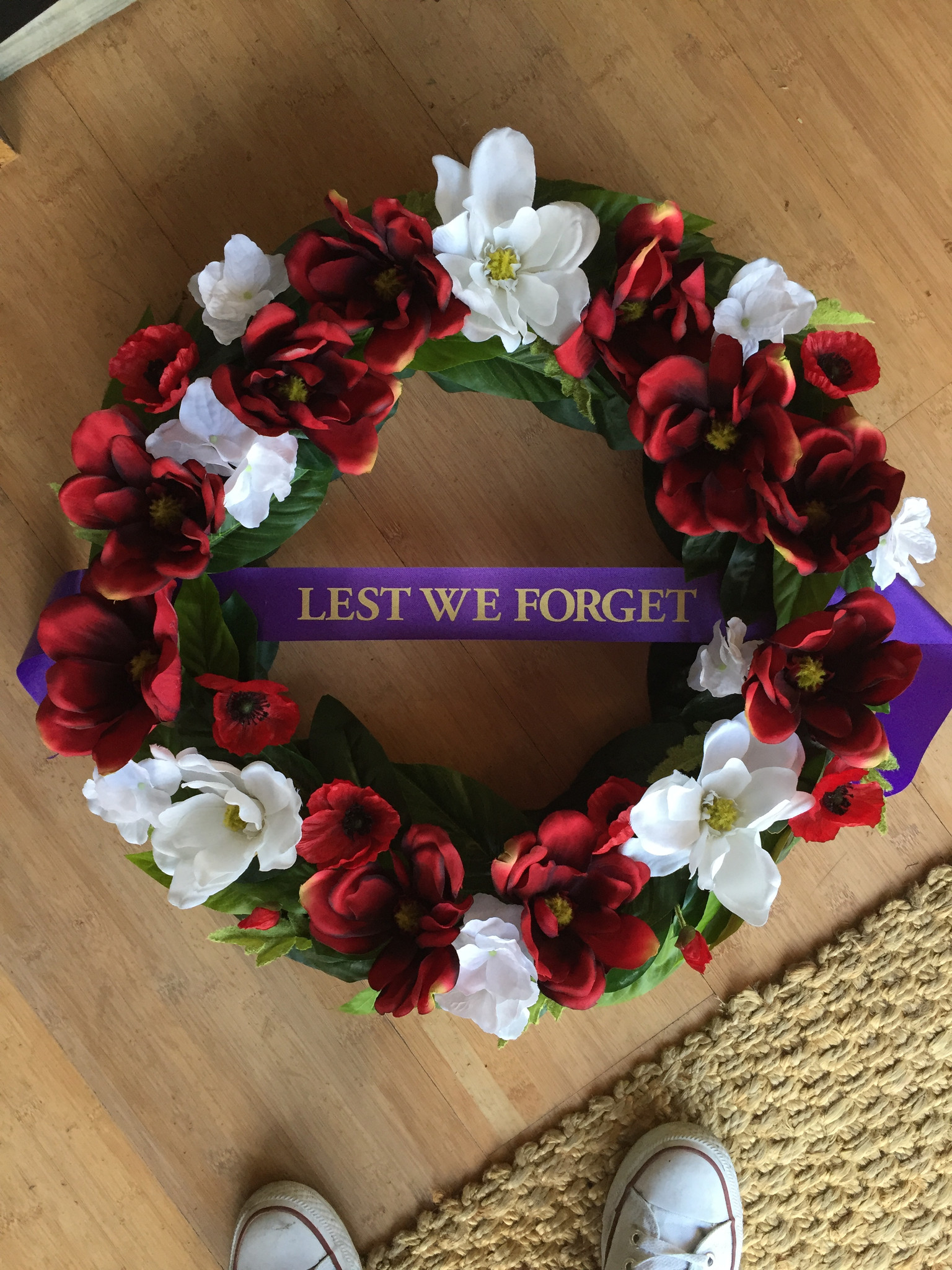 Gold Coast Flowers ANZAC Day Wreaths - Flowers at the Door