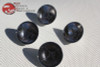 Center Mounted Custom Car Truck Hub Cap Bullet Noses Set Of 4 Hot Rat Street Rod