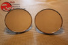 Chevy Truck 5" Chrome Exterior Mirror Heads Ribbed Pair Free Shipping!