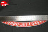 Chevy Turbo Jet 345 Horsepower Air Cleaner Decal