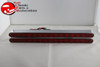 Chrome Bezel Red Led Stop Turn Tail Light Bars Custom Truck Hot Rat Rod 12"