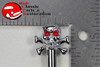 Chrome Skull Cross Biones Door Lock Knobs Custom Car Truck Hot Rat Street Rod