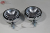 Clear Lens Vintage Style Mounted Custom Fog Lamp Lights Truck Rod 12 Volt 5" New