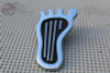 Custom Barefoot Gas Pedal Cover Dimmer Switch Cover Vintage Moon Sixties Style