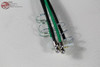 Cloth Green Black Wire Pigtail Single Contact Socket Model A Hot Rat Rod Truck