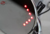 Curved Arm Reaview Outside Door Peep Mirror Led Turn Signal Arrow Hot Rat Rod