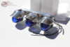 Custom Blue Tri Mini Marker Visor Outside Light Tree Bolt On Hot Rat Rod Truck