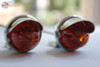 Custom Car Chevy Pickup Truck Chrome Outside Mini Marker Lights Amber Hot Rod