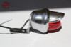 Custom Chrome Mini Red Lens Bullet Marker Accent Light W Visor Hot Rat Rod New