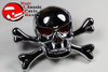 Custom Chrome Skull Crossbones Accent Ornament Body Emblem Truck Hot Rat Rod New