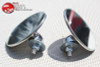 Custom Fender Mounted Single Bolt Lucas Style Outside Rearview Mirrors Mini Mg