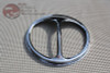 Custom Motorcycle Headlight Lamp Bulb Bezel Trim Ring 7" Cats Eye Cover Harley