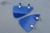 Custom Vintage Style Car Vent Wing Window Blue Air Breeze Wind Deflectors