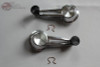 Door Window Crank Handles Black Knob Impala Chevy Nova Chevelle Double Open Arm