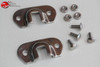 Early Ford Car Truck Model A Stainless Steel Radiator Support Rod Brackets Pair