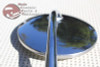 Ford Chevy Chrysler Dodge Plymouth 4" Curved Long Arm Peep Mirror Hot Rat Rod