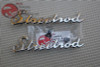 Ford Chevy Pickup Truck Custom Streetrod Script Emblems Pair Rat Rod Dodge Olds