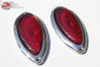 Ford Hot Rat Street Rod Custom Car Truck Tear Drop Tail Light Lamp Lenses Bezels