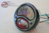 Ford Model A Hotrodmotorcyle Chopper Duolamp License Plate Black Tail Light Left