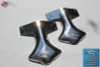 Ford Oval Logo Custom Exhaust Tail Pipe Deflector Tips Shields Hot Rat Rod Truck