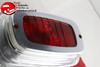 Gmc Fleetside Pickup Truck Rear Plain Red Tail Light Lamp Lenses Bezels 4 Pc Set