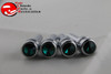Green Deluxe Swarovski Diamond Door Lock Knobs Custom Truck Hot Rat Street Rod