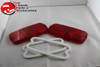 Gmc Fleetside Pickup Truck Rear Plain Red Tail Light Lamp Lenses Gaskets Rh Lh