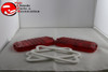Gmc Fleetside Pickup Truck Rear Plain Red Tail Light Lamp Lenses Gaskets Rh Lh