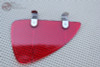 Hot Rat Street Rod Cruiser Red Plastic Outside Vent Window Air Wind Deflectors