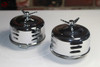 Louvered Mushroom 1 Barrel Air Cleaners Wing Spinner Hot Rat Street Rod Truck