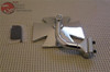Maltese Cross Curved Short Arm Door Mount Peep Mirror Hot Rat Street Rod Custom