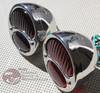 Model A Stainless Tail Lamps Black Brackets Set Hot Rod Truck Custom Mounted New