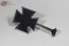 Outside Rear View Maltese Cross 4" Peep Mirror Straight Arm Hot Rat Rod Truck Pr