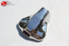Red Jewel Stainless Custom Clam Shell Vintage Style Exhaust Tail Pipe Deflectors