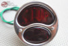Right Hand Model A Stop Tail Light Lamp Assembly Set Braided Wires Glass Lens