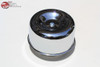 Smooth Chrome Hot Rat Rod Style Air Cleaner 2 Barrel 2 5/8" Custom Chevy Ford